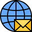 international, letter, envelope, planet, earth, post, office, delivery, postal 