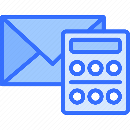 Envelope, letter, price, calculator, post, office, delivery icon - Download on Iconfinder