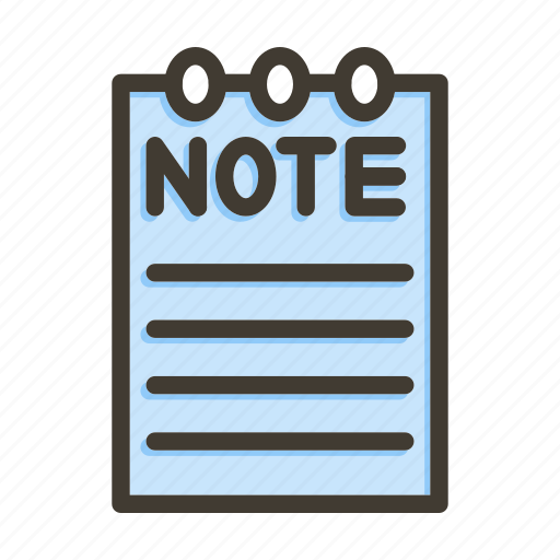 Paper note, notes, document, paper, report icon - Download on Iconfinder