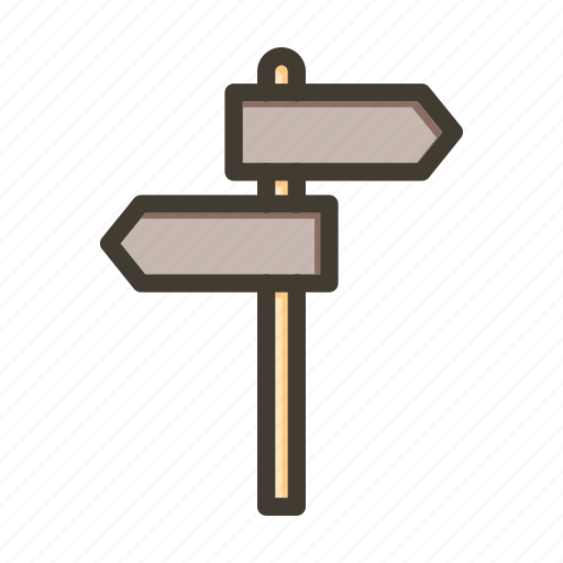 Directional panels, arrows, direction, sign, navigation icon - Download on Iconfinder