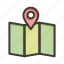 map, location, navigation, pin, direction 