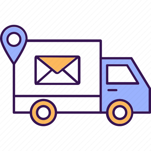 Shipment location, tracking shipment, cargo location, cargo truck location, order tracking icon - Download on Iconfinder
