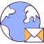 global letter, global email, global mail, international mail, worldwide mail 