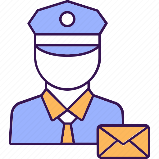 Mailman, postman, postal worker, postie, postal carrier icon - Download on Iconfinder