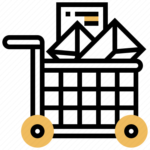 Cart, deliver, mail, parcel, service icon - Download on Iconfinder