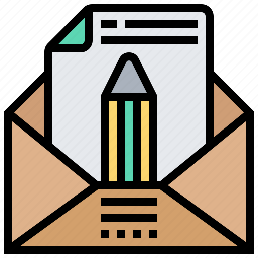 Correspondence, draft, letter, mail, writing icon - Download on Iconfinder