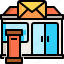 office, postal, building, post, letter, postbox 