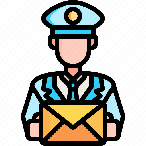 Envelope, man, user, postman, professions icon - Download on Iconfinder