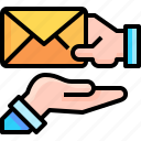 email, hands, inbox, receiver, communications