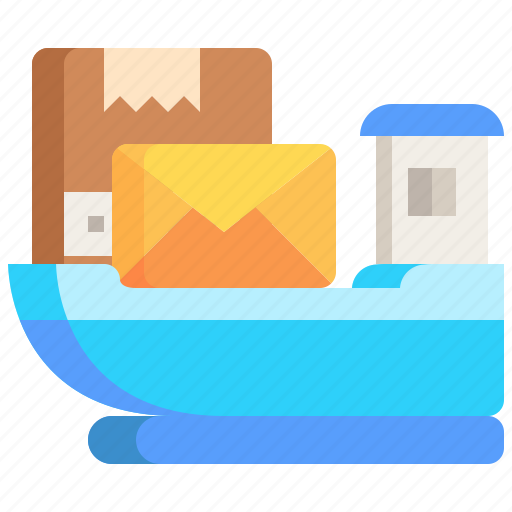 Delivery, distribution, ship, boat, global, cargo, shipping icon - Download on Iconfinder