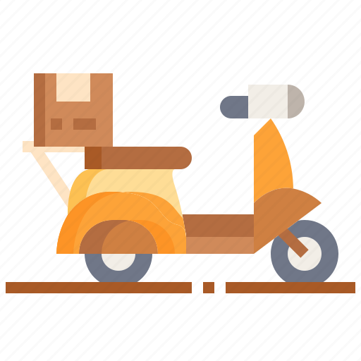 Delivery, shipping, transport, bike, motorbiking icon - Download on Iconfinder