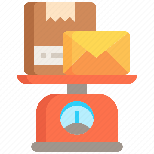 Delivery, scales, package, weight, parcel, box icon - Download on Iconfinder