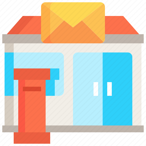 Building, post, letter, postbox, postal, office icon - Download on Iconfinder