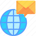 mail, envelope, letter, communication, worldwide