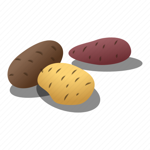 Cartoon, food, fresh, hand, logo, potato, summer icon - Download on Iconfinder