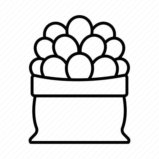 Plant, potato, bag, market, product icon - Download on Iconfinder