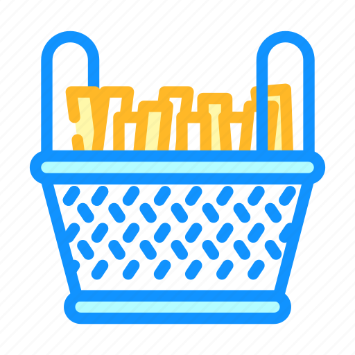 Deep, fry, potatoes, potato, vegetable, food icon - Download on Iconfinder