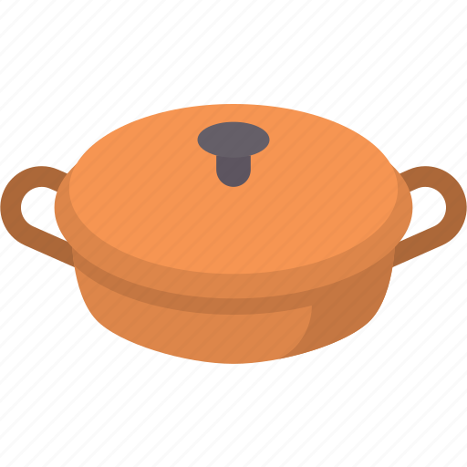 Pan, braiser, lid, cookware, kitchen icon - Download on Iconfinder