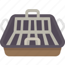 pan, roasting, tray, oven, bake