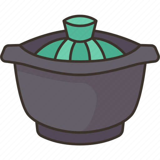 Pot, ceramic, soup, tureen, kitchen icon - Download on Iconfinder