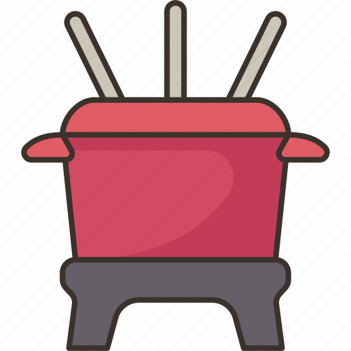 Pot, fondue, dipping, gourmet, appetizer icon - Download on Iconfinder