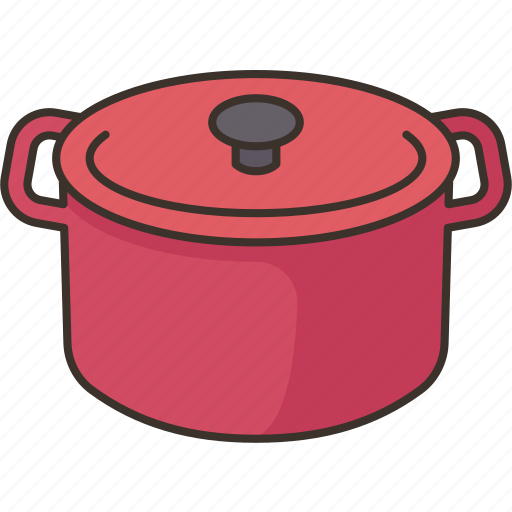 Pot, oven, dutch, stockpot, iron icon - Download on Iconfinder