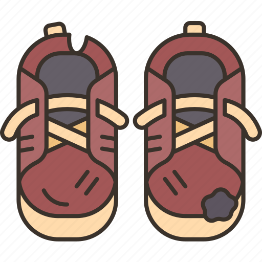 Shoes, boots, old, torn, footwear icon - Download on Iconfinder