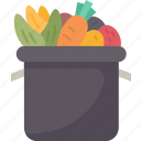 garbage, waste, food, trash, organic