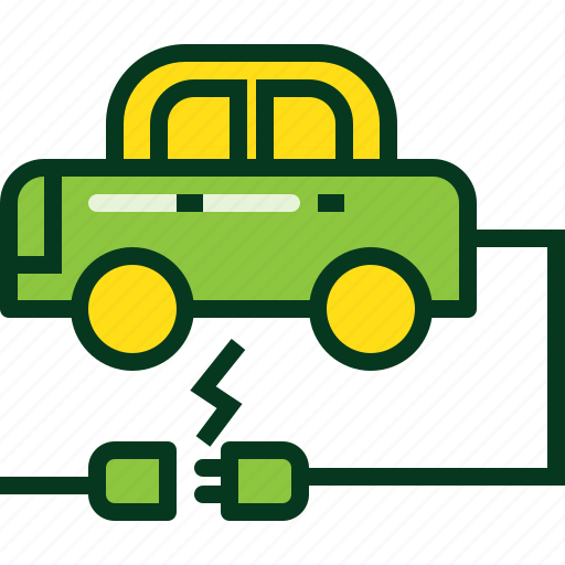 Car, electric, energy, power, transportation, ecology, vehicle icon - Download on Iconfinder