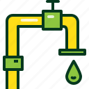 control, oil, pipe, water, drink, drop, ecology