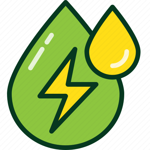 Power, ecology, electric, green, water, drop, oil icon - Download on Iconfinder