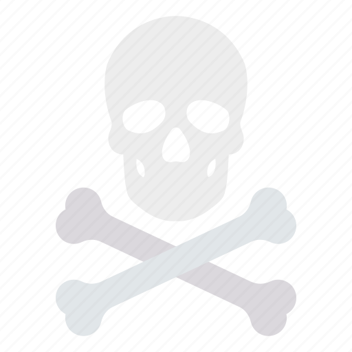 Crossbones, danger, death, skull icon - Download on Iconfinder