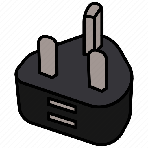 Adapter, battery, charger, electric, mobile icon - Download on Iconfinder