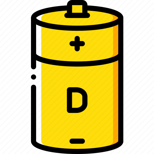 Battery, d, eco, economic, energy, power icon - Download on Iconfinder
