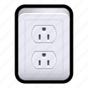 socket, plug, type b, power outlet