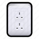 power, outlet, socket, plug, type g 