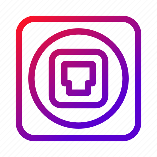 Data, socket, network, connection, internet, ethernet, port icon - Download on Iconfinder