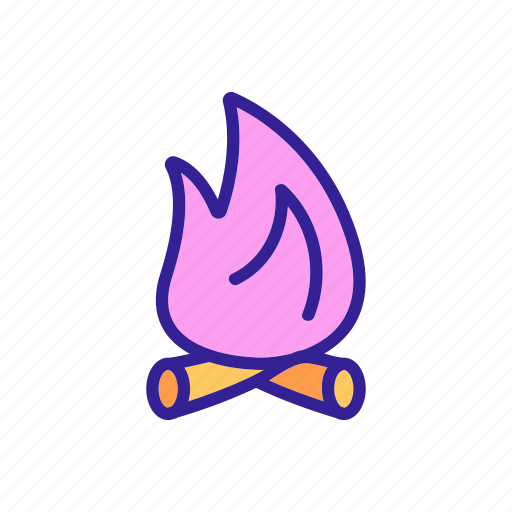 Age, bonfire, burn, campfire, fire, flame, prehistoric icon - Download on Iconfinder