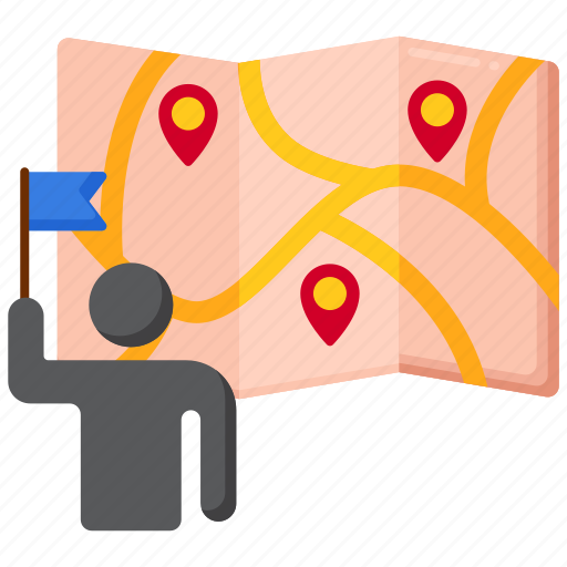 Guided, tour, map icon - Download on Iconfinder