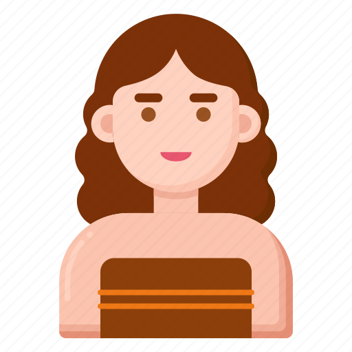 Neanderthal, woman, female icon - Download on Iconfinder