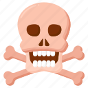 skull, bone, death