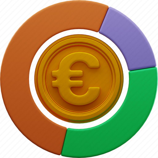 Finance, money, dollar, euro, bitcoin, business, cash 3D illustration - Download on Iconfinder