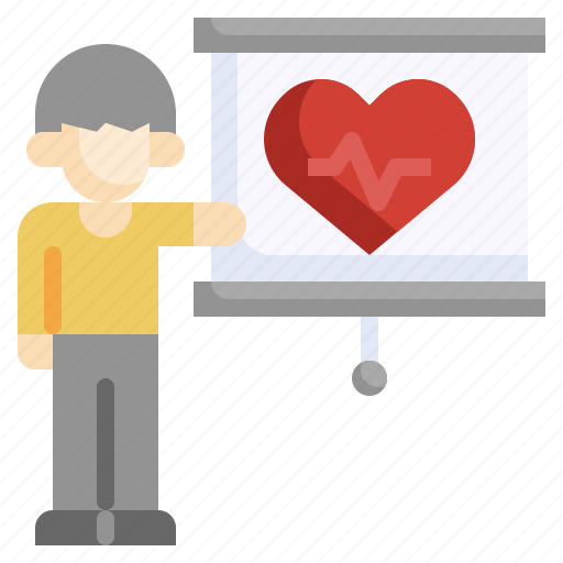 Heart, rate, presentation, medical, healthcare, people icon - Download on Iconfinder