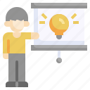 idea, presentation, light, bulb, project, tips