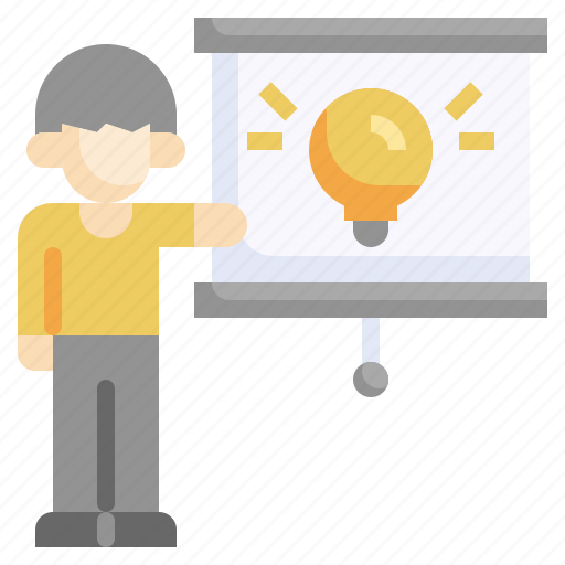 Idea, presentation, light, bulb, project, tips icon - Download on Iconfinder