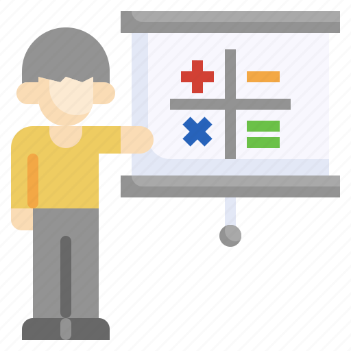 Maths, calculator, education, presentation icon - Download on Iconfinder