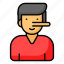 liar, person, human, nose, user, lying, avatar 