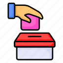 vote, casting, cast, election, ballot, box, polling