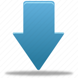 Down, arrow, download, arrows, direction, pointer icon - Download on Iconfinder