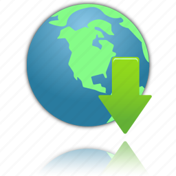 Download, globe, global, world, earth, arrow icon - Download on Iconfinder